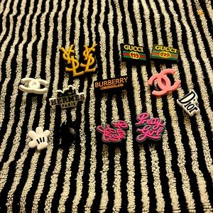 Crocs designer inspired PVC shoe charms